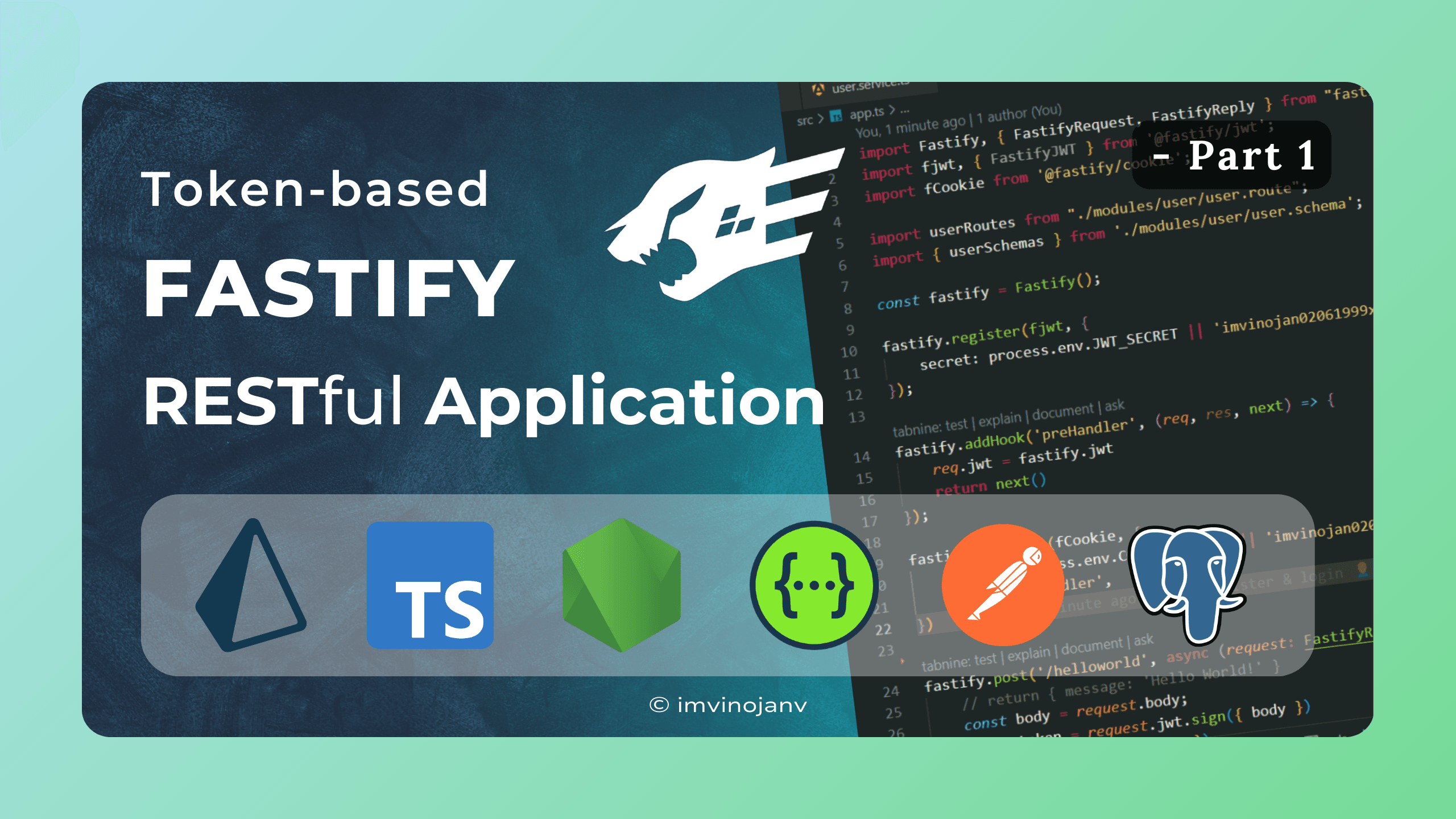 Build a Token based RESTful APIs with Fastify, Prisma & TypeScript — Part 1