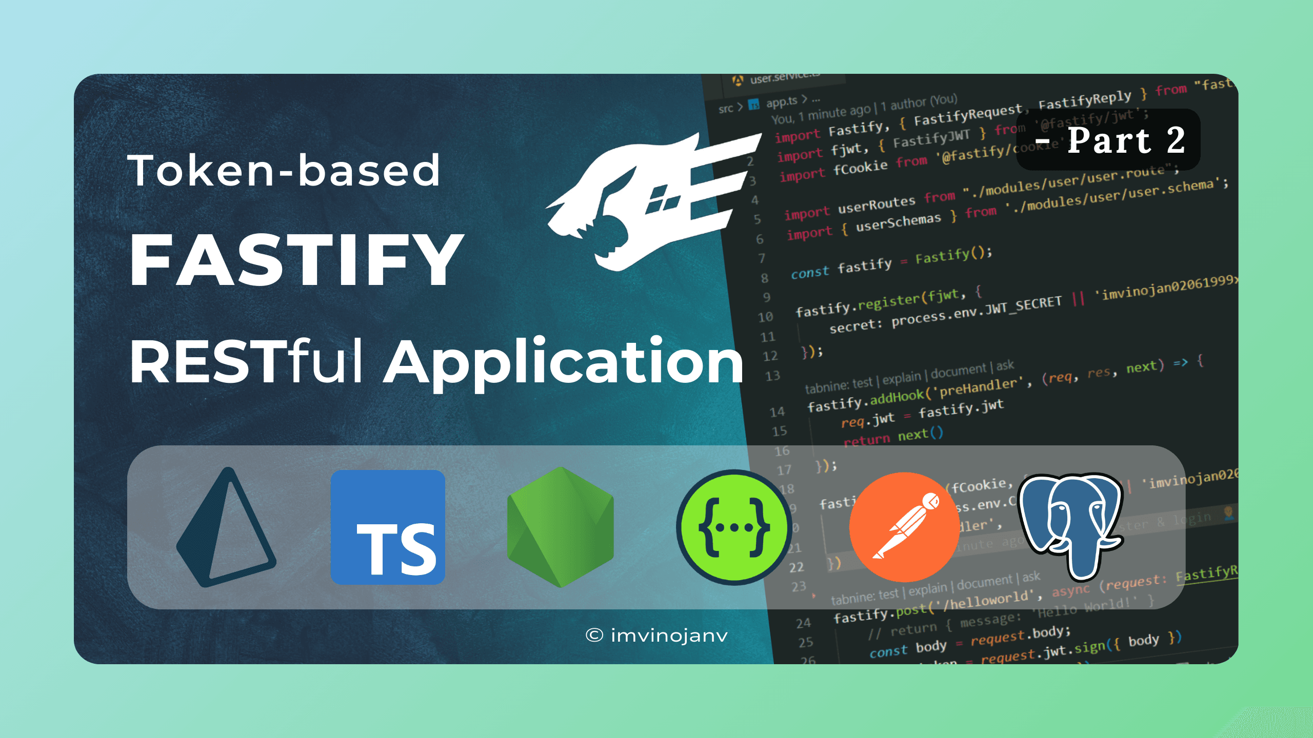 Build a Token based RESTful APIs with Fastify, Prisma & TypeScript — Part 2
