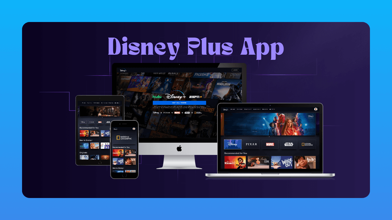 Redesigned Disney Plus App