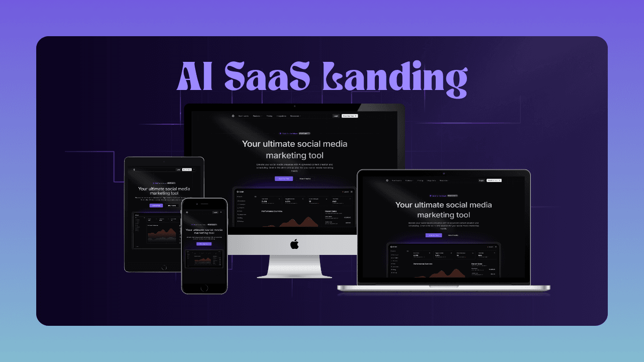 OrbitAI – SaaS Landing Page UI