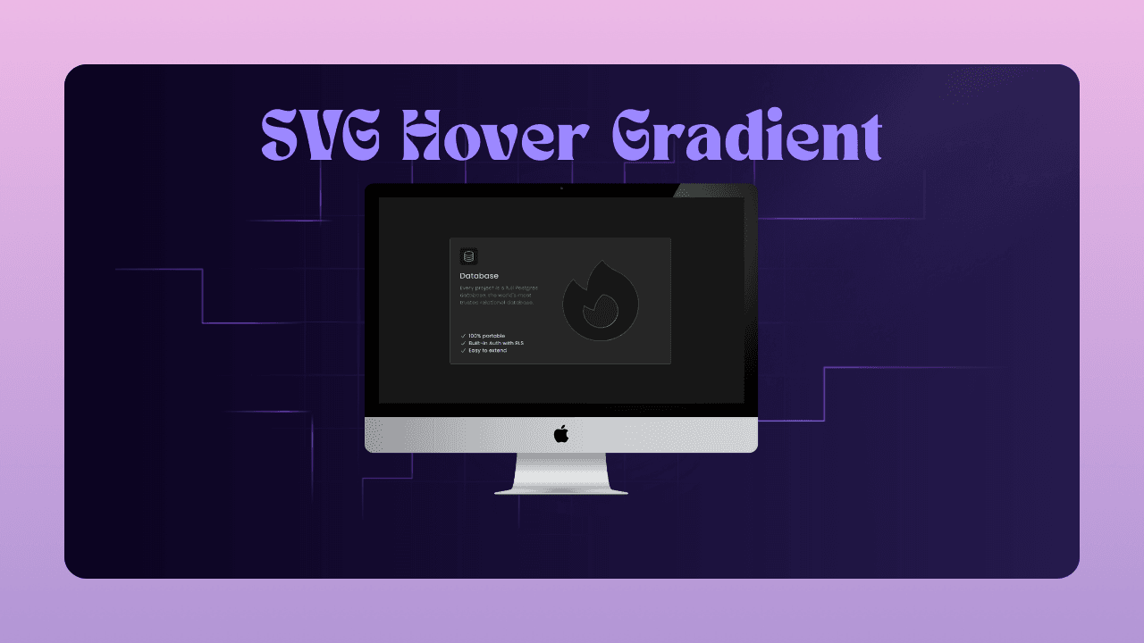 SVG Hover Gradient Design