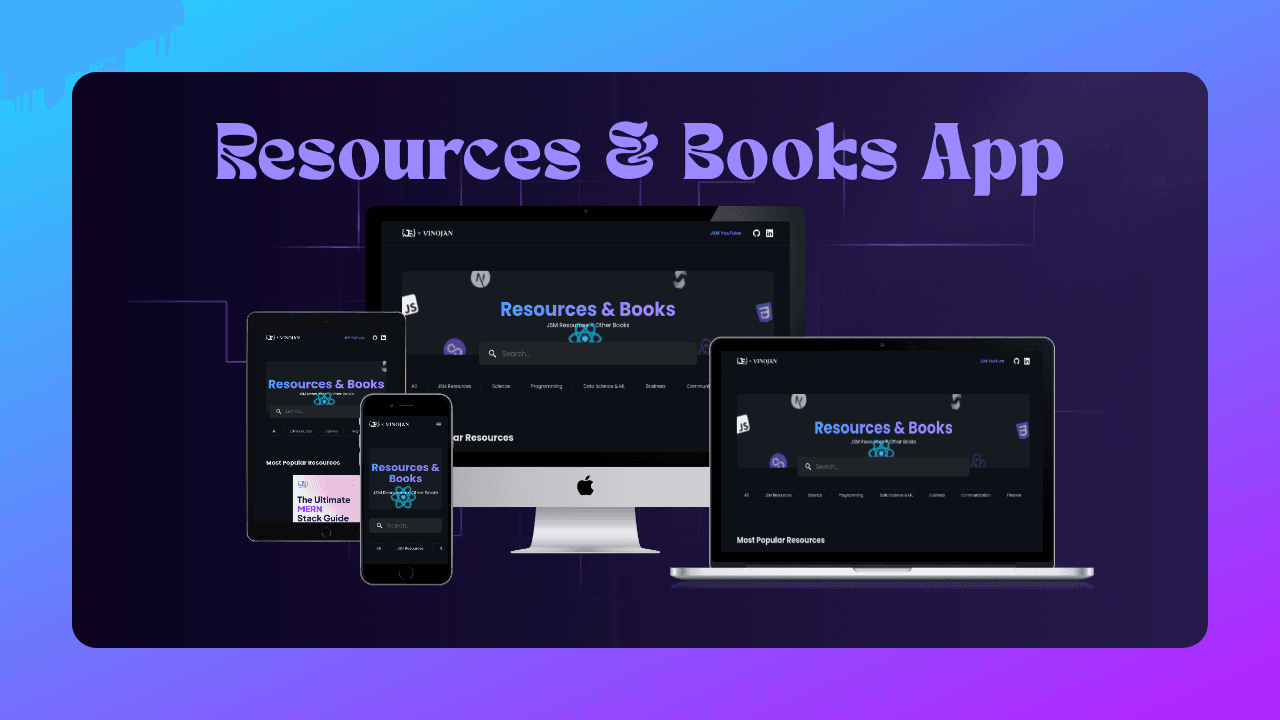 Resources & Books App